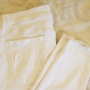 American Eagle hi rise Jeggings White 14